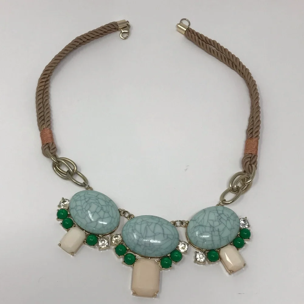 Anthro “Turquoise Orbita Necklace” - Picture 4 of 12